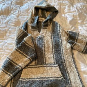 Faherty Cashmere Blend Baja Sweater/Poncho